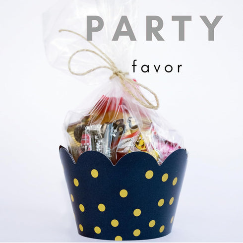 Navy Blue and Gold Cupcake Wrappers - 24 Count Reversible Party Decoration Supplies for Nautical Baby Shower, Military
