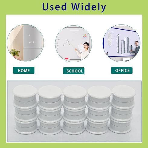 Fridge Magnets, Strong 10 Pcs Small Magnets for Refrigerator, Heavy Duty Mini Decorative Whiteboard Magnets
