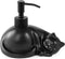 Cat Shape Soap/Lotion/Hand Sanitizer Stainless Steel Pump Dispenser Gifts for Cat Lovers,