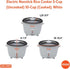 IMUSA USA GAU-00012 Electric Non-Stick Rice Cooker, 5-Cup (Uncooked) 10-Cup (Cooked), White