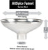 AllSpice Spice Funnel, Metal Stainless Steel 18/8 (1" Bottom)