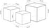 Sets 3 set,retail counter,Nesting of Acrylic Catering Supplies Display Stand Buffet Risers for food,Displays Stands