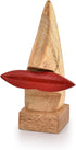 NIRMAN Wooden Nose Shaped Eyeglass Display Stand - Home Decorative Gift, Spectacle Holder (2" x 2" x 6")
