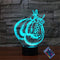 YTDZLTD 3D Boxing Gloves Night Light 16 Colors Changing USB Powered Remote Control