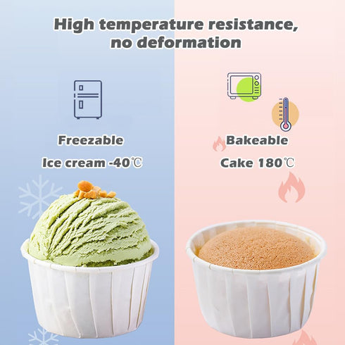 200 PCS Standard Size Cupcake Liners, Greaseproof Muffin Wrappers, Paper Holders for Parties and Bakery Gifts