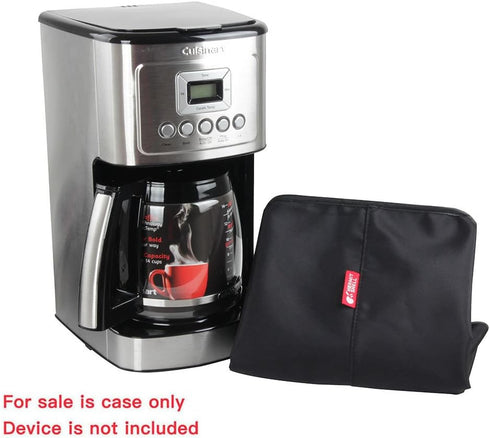 Hermitshell Dust Proof Cover - Soft Velvet Lining Fits Cuisinart DCC-3200AMZ / DCC-3400 14 Cup Programmable Coffeemaker