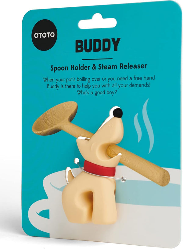 Funny Spoon Holder by OTOTO - Spoon Rest for Stove Top, Cool Kitchen Gadgets and Gifts