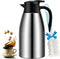 68oz Coffee Carafe Airpot, Insulated Stainless Steel Vacuum Thermal Pot for Coffee, Tea, Hot Beverages