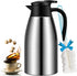 68oz Coffee Carafe Airpot, Insulated Stainless Steel Vacuum Thermal Pot for Coffee, Tea, Hot Beverages