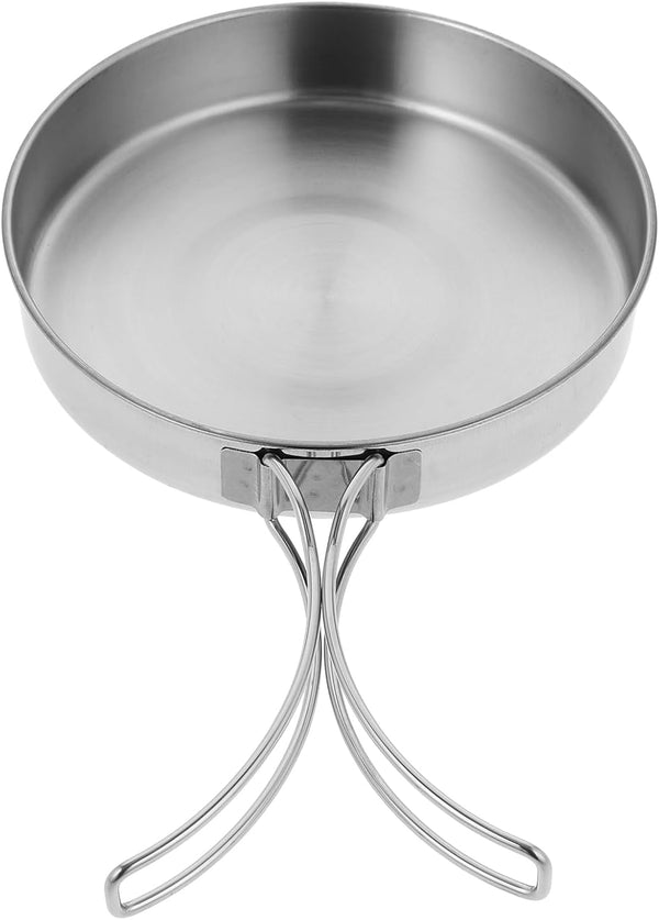 Didiseaon Mini Omelette Pan, Stainless Steel Non-stick, Ergonomically Designed for Easy Cleaning, Portable