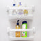 Safoner Adjustable RV Shower Corner Storage Bar- Durable Aluminum RV Corner Caddy