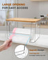 2 Pack, 13/30/33 Trash Bag Dispenser Stackable Acrylic Garbage Bags Dispenser with Bamboo Lid, Extra Large Clear Under