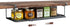 PowerKing 10lbs 7.67'' Expandable Under Cabinet Shelf, Adjustable Length Under Shelf Storage with Thick Clips Capacity