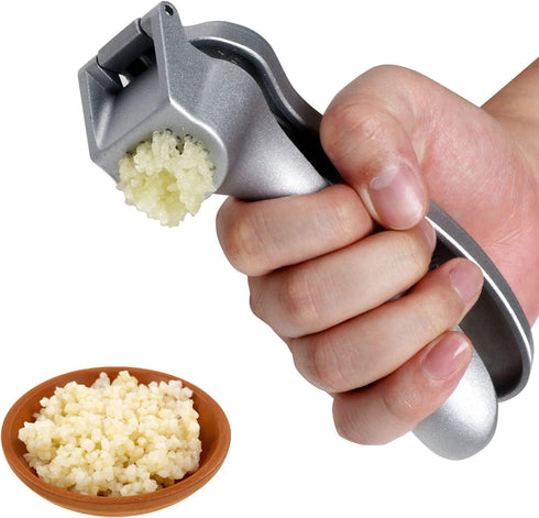Longmann Pamperd Chf Garlic Press, Garlic Mincer Easy-squeeze Ergonomic Handle, No Need To Peel, Rust Proof