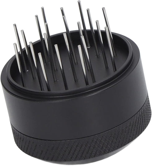 Coffee Needle Distributor, 21 Needles Coffee Cloth Powder Stirrer with Base and Stainless Steel Needle for Cafes and