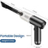 Small Handheld Wireless Vacuum with 6000 Pa High Power Suction, Portable Car Detailing Vacuum with Multi-nozzles
