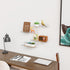 Yieach 6 Pack Acrylic Shelves for Wall Storage- No Drilling Adhesive Shelves - Clear Stick On Bathroom Wall Shelf