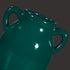 8 Inch 2 Sunddo Modern Ceramic Vase for Decor - Green Decorative Vase with Handles, Pampas Grass Vases