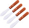 Super Z Outlet 8" Stainless Steel Straight Edge Butter Cheese Cream Sandwich Spreader Knives (4 Pack)