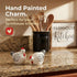Set Ceramic Farmhouse Salt & Pepper Shaker (Chickens)