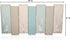 Beachy Wood Wall Rack Tumbler Home - 4 Double Metal Hooks, Distressed Finish, 16 inch x 8 inch Decor
