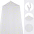 Bed Canopy Mesh Netting with Fluorescent Stars, Glow in Dark Hanging Dome Canopy for Single to King Size Beds, White