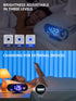 Projection Alarm Clock - 2024 New Projection Clock with 180° Rotatable Projector for Bedroom Ceiling - Clear LED Display, USB Charger Automatic Light-Sensitive Temperature, Silent Movement by ATTGUCI