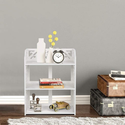 3 White Shoes Rack, Tier Small Shoe Shelf Standing Shoe Display Shelves Modern Narrow Shoes Tower Storage Organizer