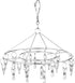 CenYouful Stainless Steel Round Drying Rack with 20 Clips for Socks, Baby Clothes, Bras, Towels, Underwear, Hats,