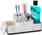 VITVITI Bathroom Counter Organizer, Toothbrush Holder for Bathroom, Resin Bathroom Organizer Countertop