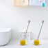 Airmoon Mini Ceramics Handmade Couple Toothbrush Holder - Pack of 2 for Bathroom Vanity Countertops