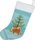 Caroline's Treasures CK3555CS Pomeranian Christmas Tree Stocking, Fireplace Hanging, Holiday Party Decor