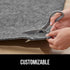 GORILLA GRIP Felt and Natural Rubber Rug Pad, 1/4in Thick, 2x3 FT, Slip Resistant Protection