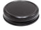 Black Rust Proof Aluminum Storage Lid with Silicone Sealing for Regular Mouth Mason Ball Canning Jars, 6 Pack