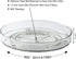 Large Lazy Susan Rotating Turntable Organizer - 11 Inch Clear for Kitchen, Pantry, Cabinet, Dining