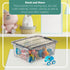 Tribello 12.5 Quart Storage Bins with Lids, Plastic Containers with Latching Lids for Organizing, Set of 2, Made in EU