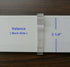 Valance Clips, 6pcs Clear Plastic Hidden Clip for 3-1/4'' Window Blinds, Valance Retainer Holder
