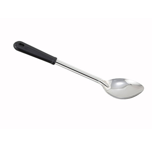 Winco Stainless Steel Basting Spoon, Solid, 11" with Plastic Handle