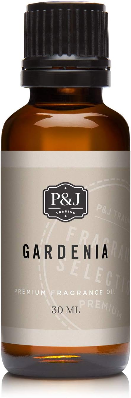 P&J Fragrance Oil, Gardenia 30ml - Candle Scents, Soap Making, Diffuser Oil, Aromatherapy