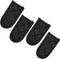 Evoio Cast Iron Skillet Handle Covers - Heat Resistant Pot Pan Sleeves Mitt Cover for Kitchen (4-Pack Black)