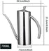 IMEEA Olive Oil Dispenser, SUS304 Stainless Steel No Drip Oil Can, 24oz/700ml Vinegar Container