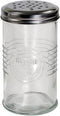 Grant Howard Mason Classics Cheese Shaker, 14 Ounces, Parmesan and Mozzarella Glass Jar Dispenser