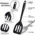Silicone Small Serving Spatula Set of 4, Mini Turner for Kitchen Use, Small Spatulas for Egg, Steak, Pancake