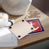 3dRose cst_165796_3 Nautical Anchor Design Ceramic Tile Coasters, Set of 4, Red White and Blue