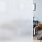 LUTE Frosted Glass Window Film, Static Cling Removable Heat Control Coverings for Bathroom, 17.5" x 78.7" (Pure)