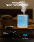 Home,2.5L Sponvatt Humidifiers for Bedroom Top Fill Cool Mist Air Humidifier for Large Room Baby Nursery,Quiet