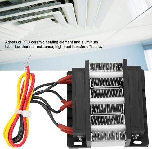 PTC Air Heater, 48V 200W Ceramic Element Heater for Small Instruments and Space Temperature Heating