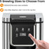 6 14oz 50oz 6.5 Inch Horavie Single Serve Coffee Maker for K-Cup Pod and Grounds, Hot and Iced Coffee Maker, Strong
