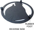 Black Cat Metal Trivet with Feet, Cast Iron, 5.6-Inches Across, Kitchen or Dining Table Decor