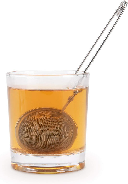 JEXCULL 3 Pack Snap Ball Tea Strainer, Premium Stainless Steel Tea Infuser with Handle for Loose Leaf Tea